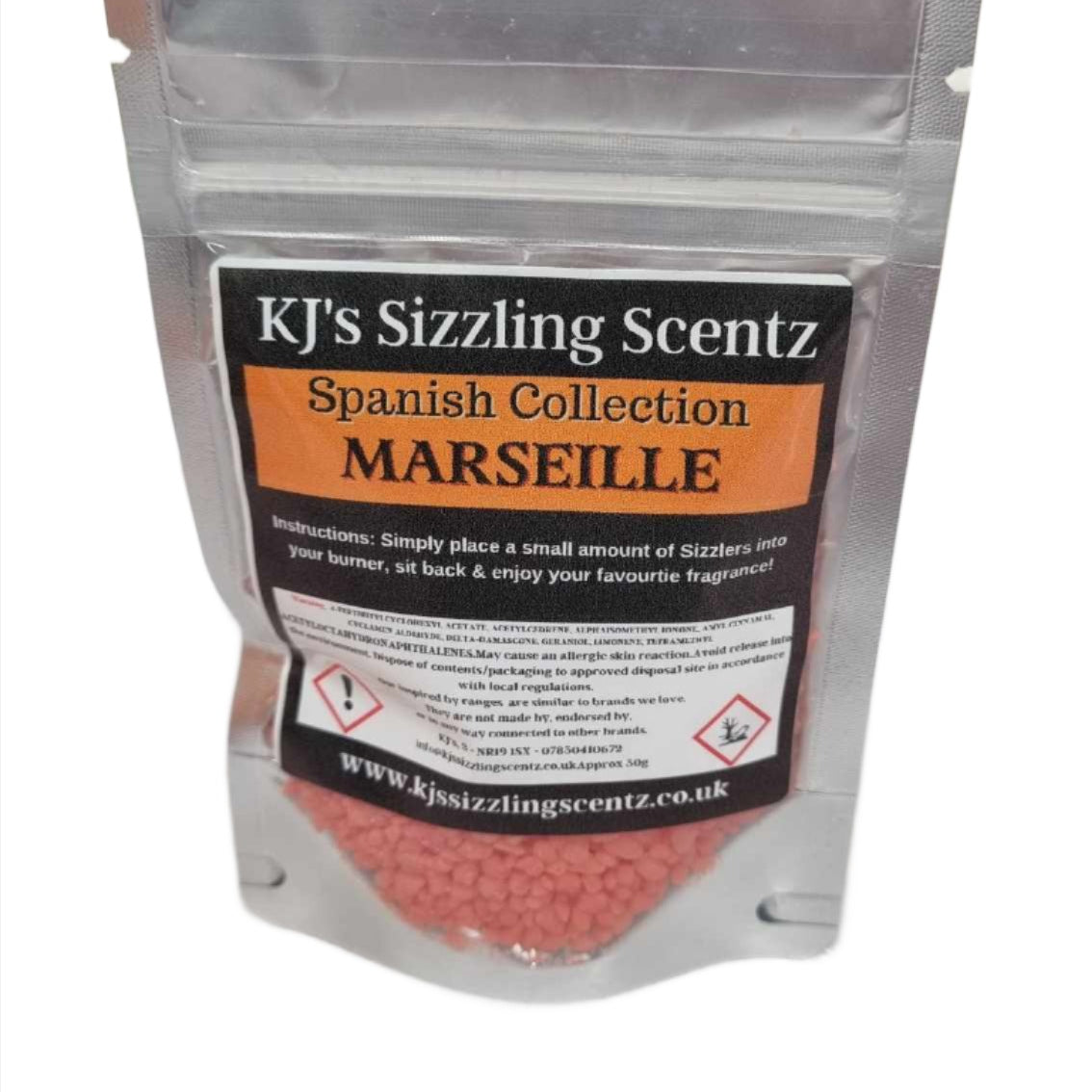 Spanish Fragranced Sizzlers -Marseille KJ's Sizzling Scentz