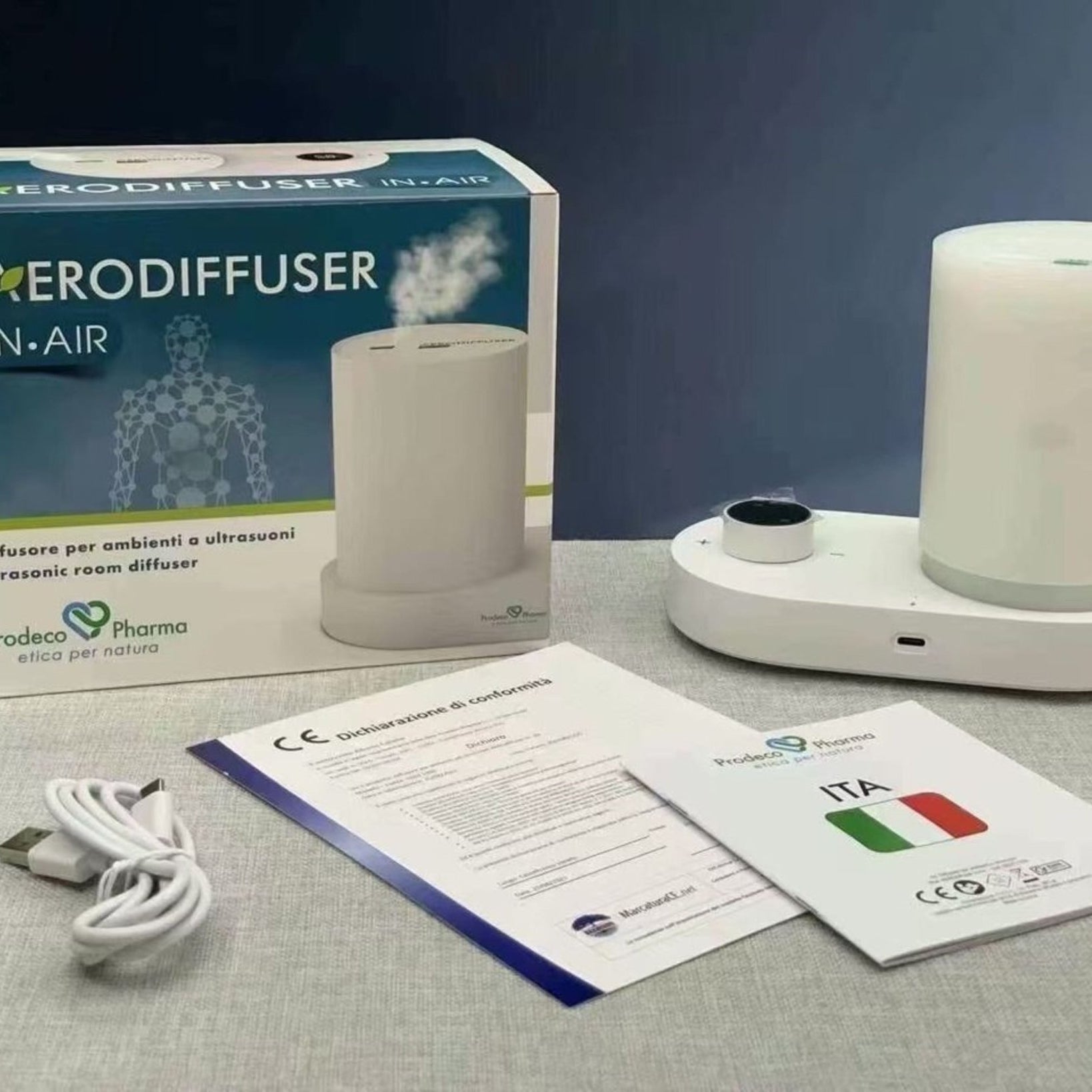 AeroDiffuser In Air Ultrasonic Diffuser plus one KJs Diffuser Juice - KJ's Sizzling Scentz