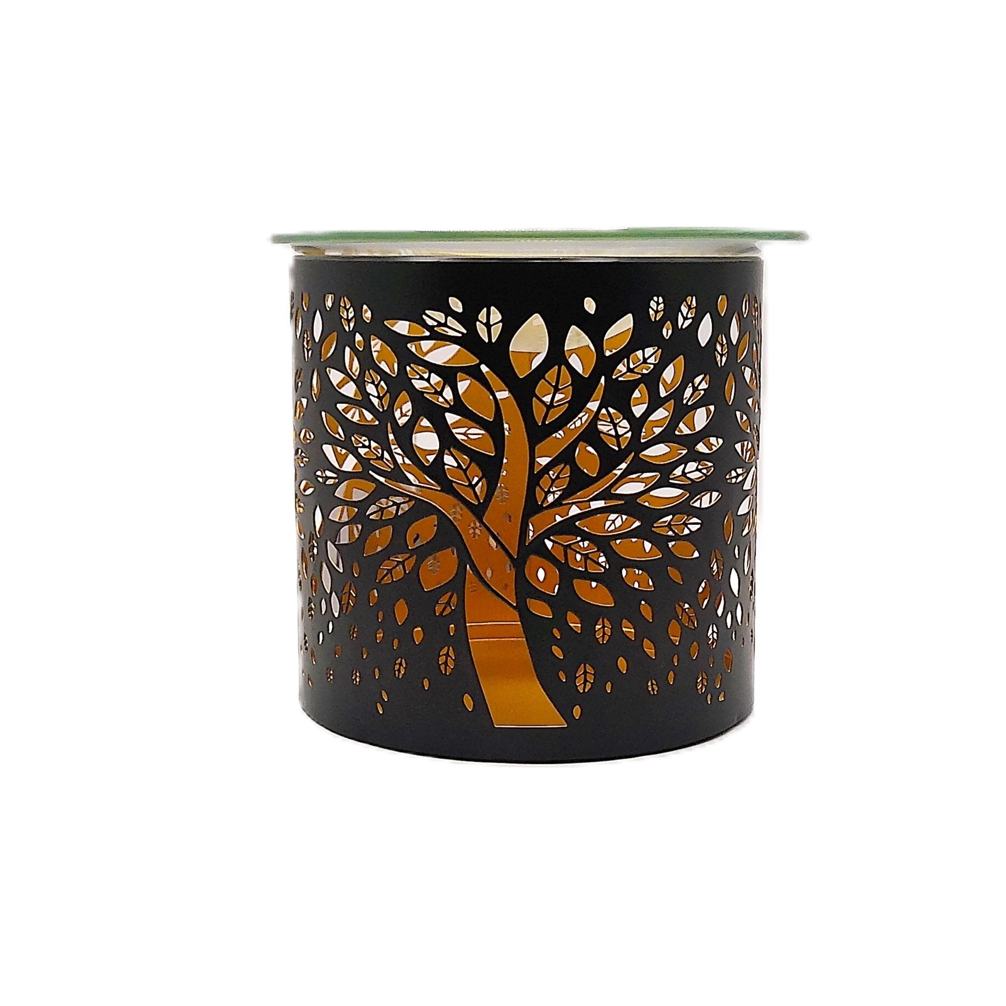 Golden, diverse Black & White designed Aroma T Light Burners - KJ's Sizzling Scentz