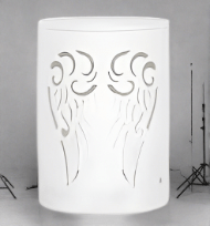 Ceramic White Angel Wings Tea-Light Burner - KJ's Sizzling Scentz