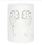 Ceramic White Angel Wings Tea-Light Burner - KJ's Sizzling Scentz
