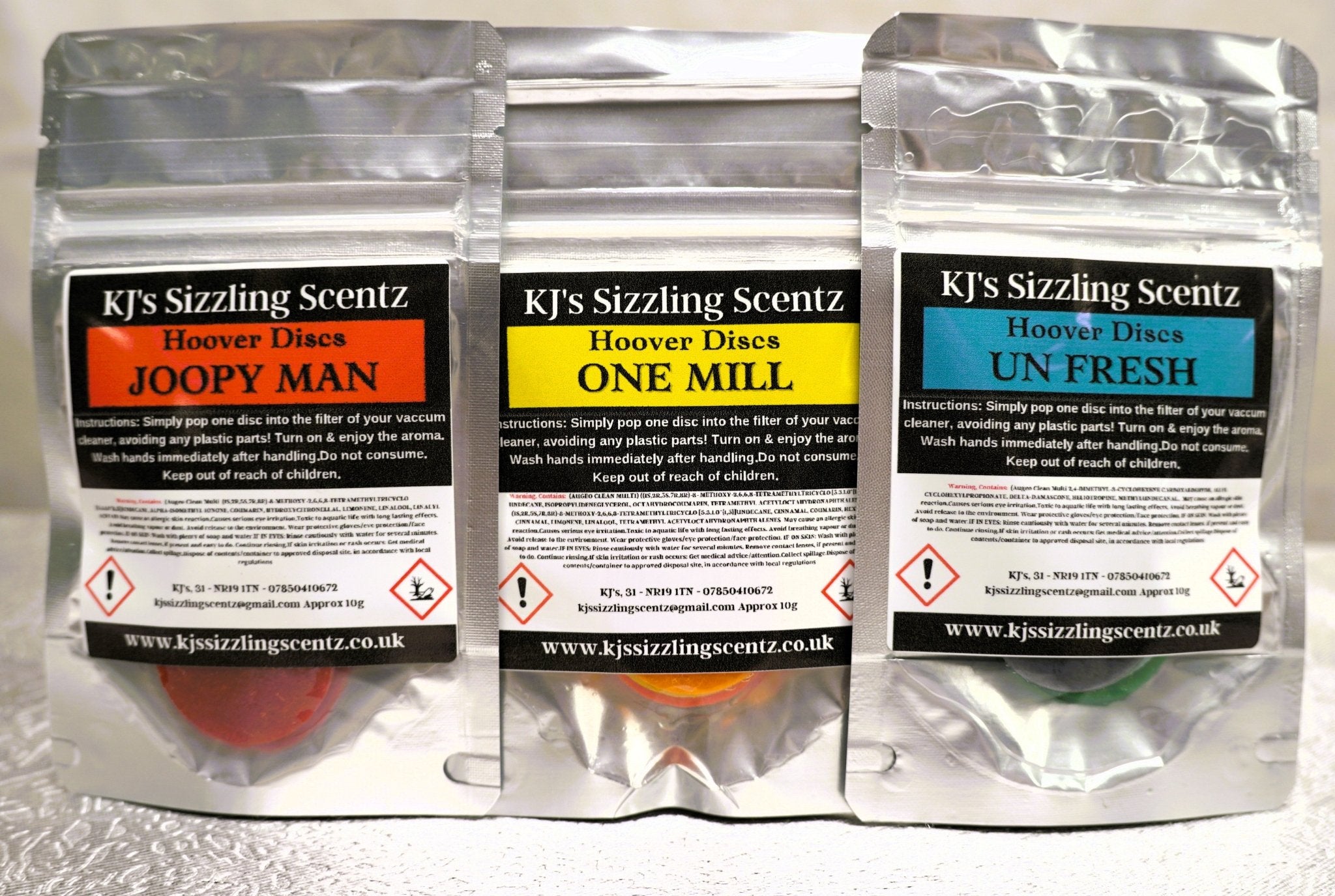 Hoover Discs 3 Pack - KJ's Sizzling Scentz