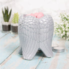 Grey Ceramic Angel Wings - KJ's Sizzling Scentz