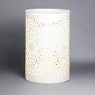 Lace Cut White Ceramic Electric Aroma Lamp - KJ's Sizzling Scentz
