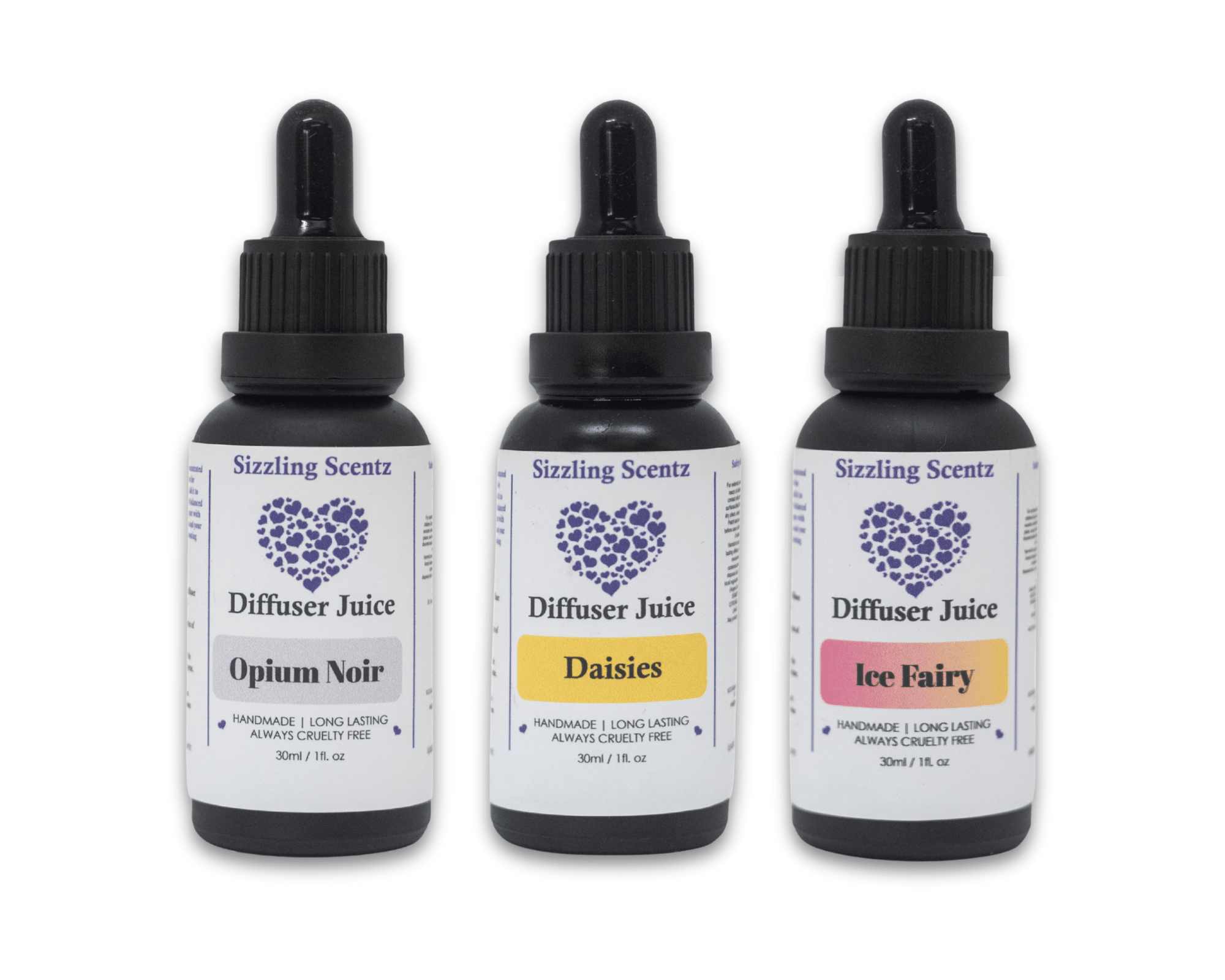 Diffuser Juice - 30ml Bottle With Pipette. - KJ's Sizzling Scentz