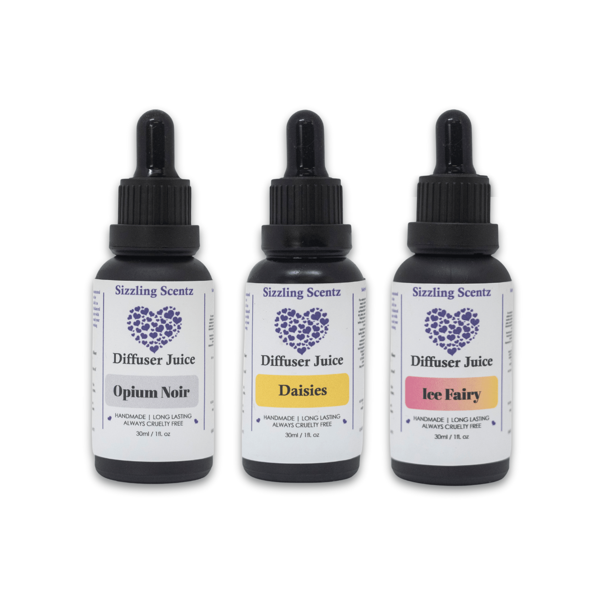 Diffuser Juice - 30ml Bottle With Pipette. - KJ's Sizzling Scentz