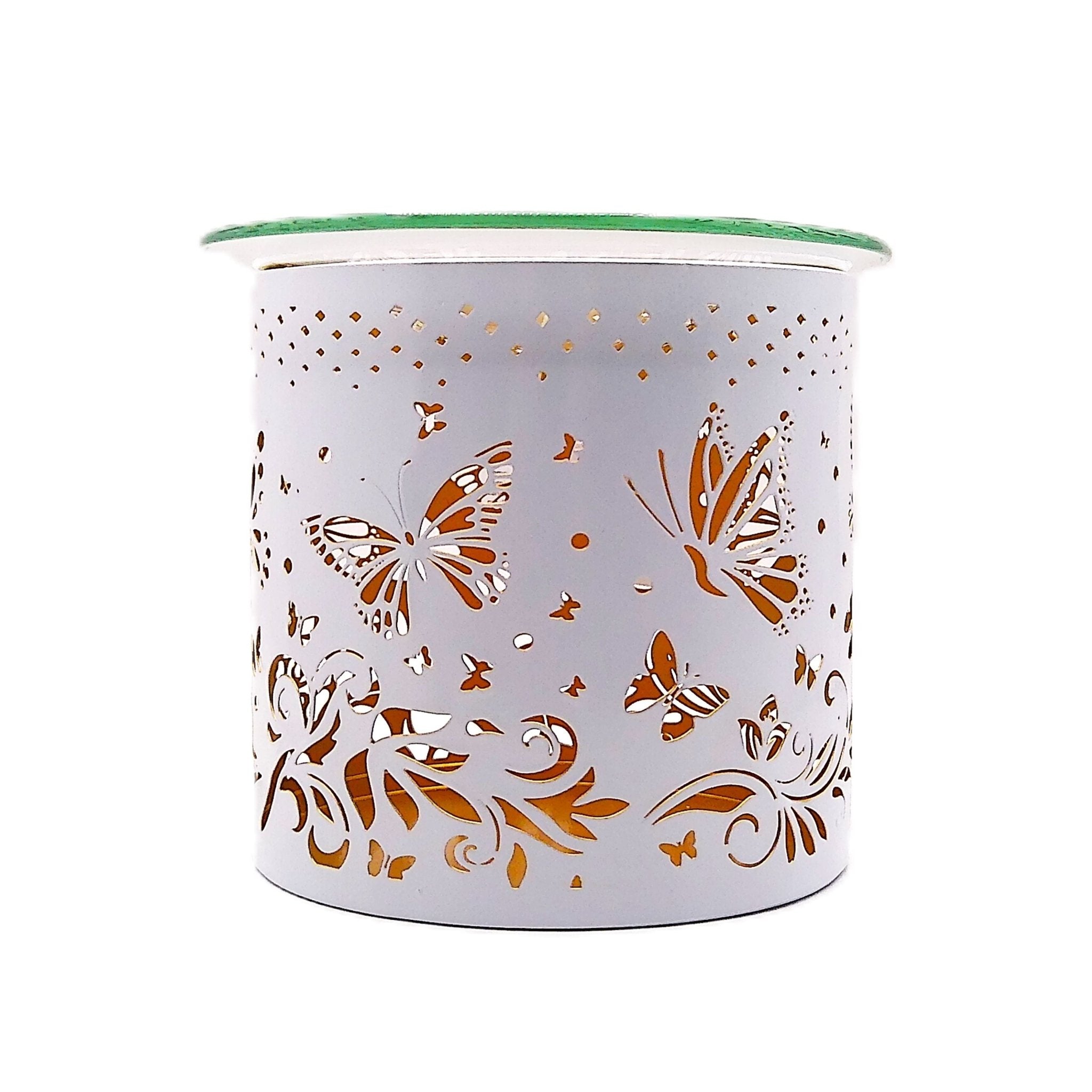 Golden, diverse Black & White designed Aroma T Light Burners - KJ's Sizzling Scentz