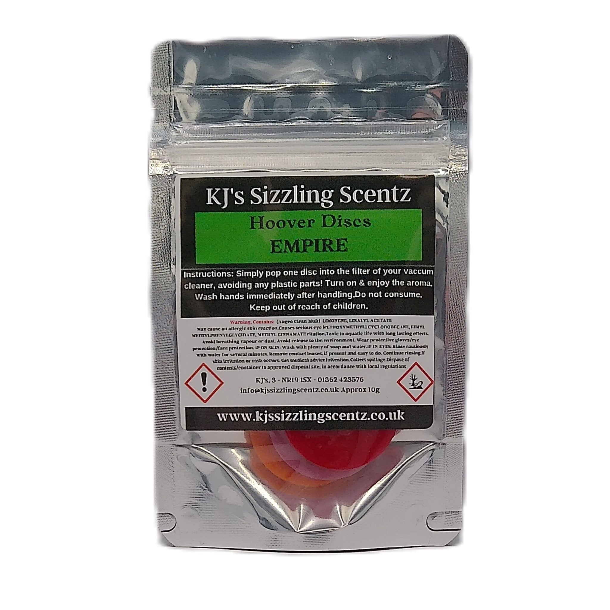 Hoover Discs 3 Pack - KJ's Sizzling Scentz