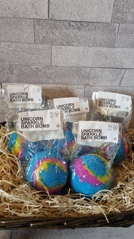 Jumbo Ball - Unicorn Sparkle Bath Bomb - KJ's Sizzling Scentz