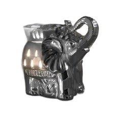 Silver Elephant Electric Aroma Lamp - KJ's Sizzling Scentz