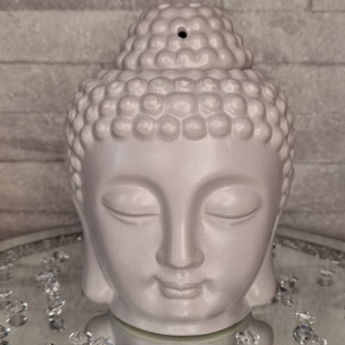 grey buddha head tealight burner 