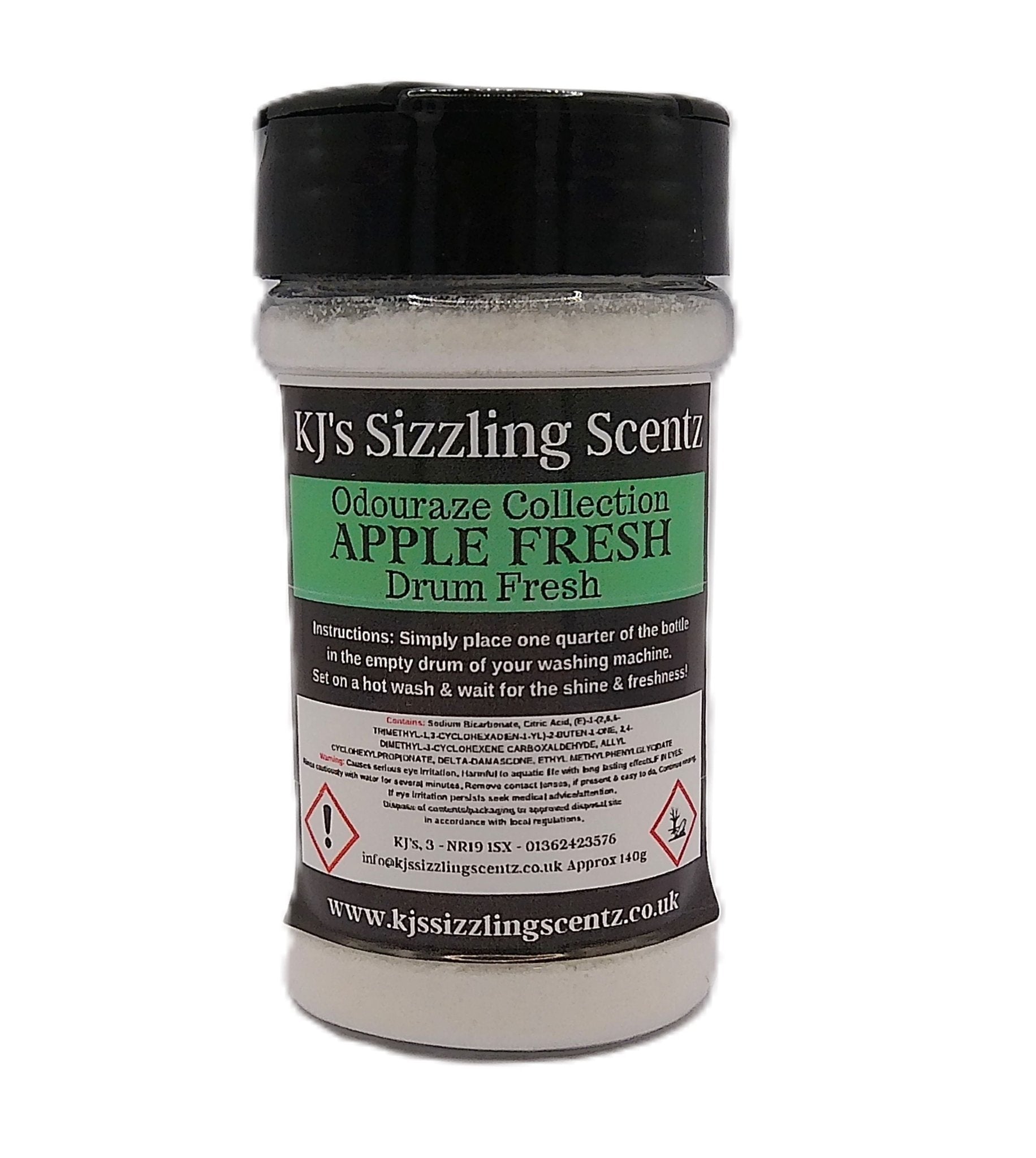 Washing Machine Drum Fresh 140g pots - KJ's Sizzling Scentz