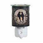 Black Doves Design 13cm Plug in Aroma lamp - KJ's Sizzling Scentz