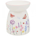Ceramic Butterfly Garden Tea - Light Burner - KJ's Sizzling Scentz