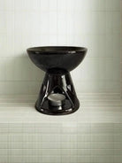 Black Geometric Tea-Light Burner - KJ's Sizzling Scentz