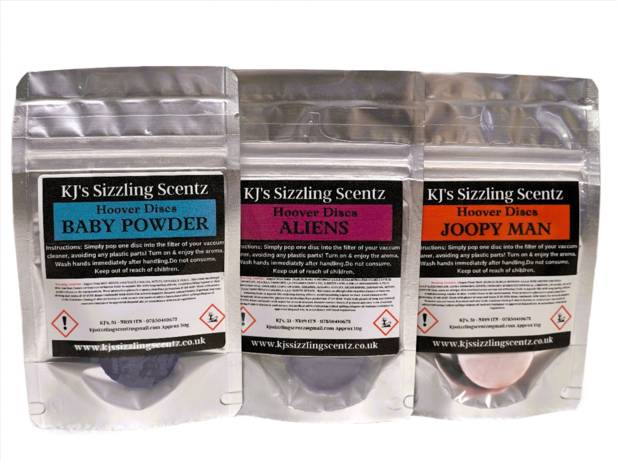 Hoover Discs 3 Pack - KJ's Sizzling Scentz