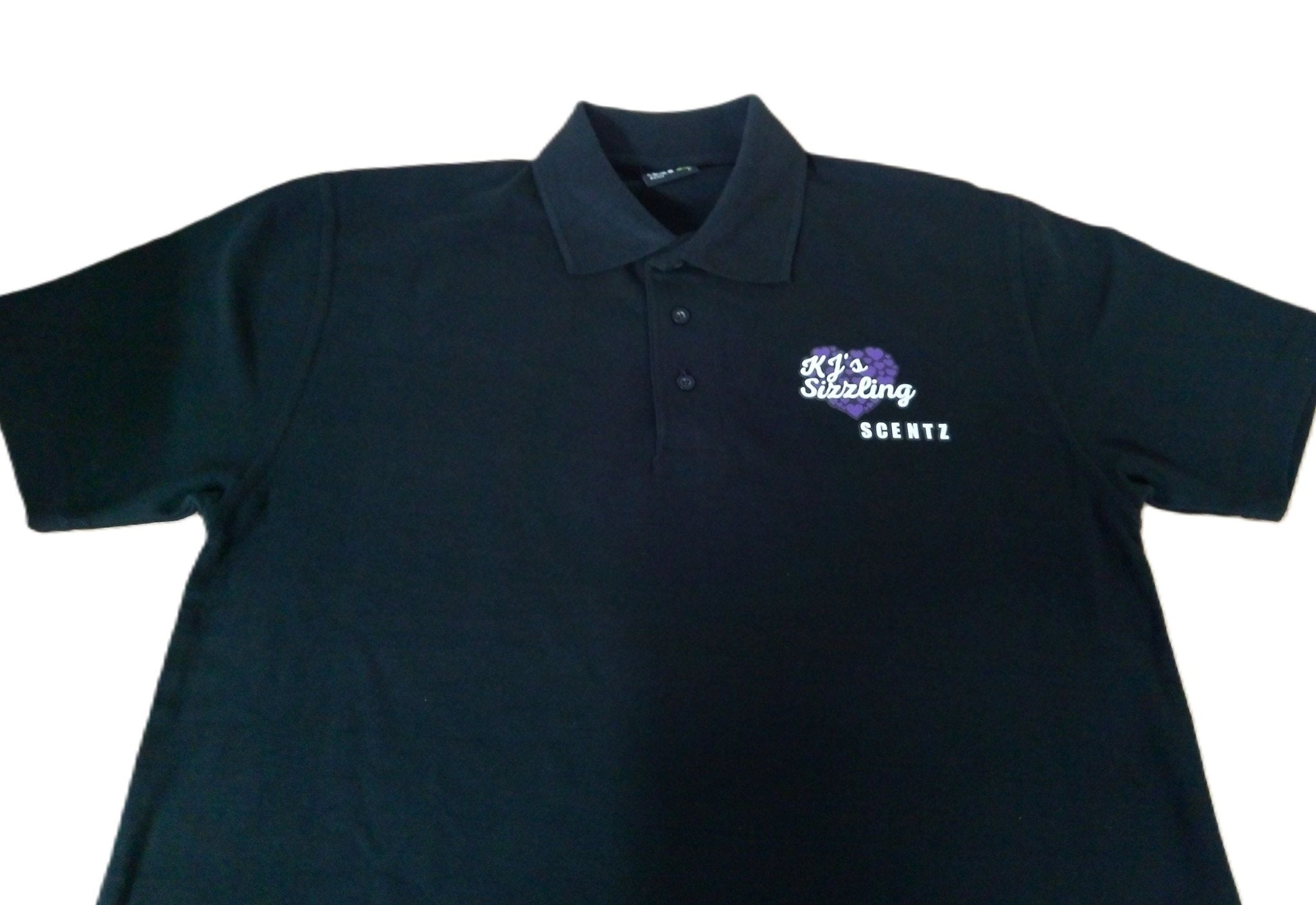 KJs Sizzling Scentz Branded Polo Shirts - KJ's Sizzling Scentz