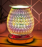 Geometric Rose Gold Touch Aroma Lamp - KJ's Sizzling Scentz