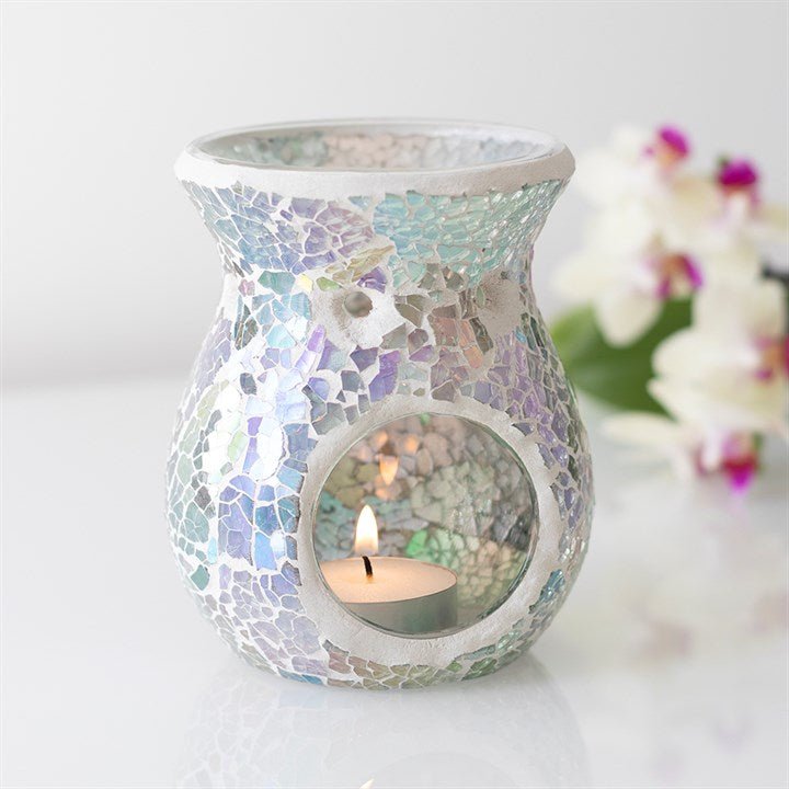 "Light Blue Iridescent Crackle" - KJ's Sizzling Scentz