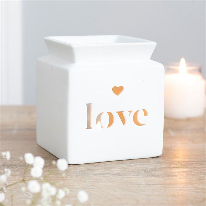 White - LOVE - KJ's Sizzling Scentz