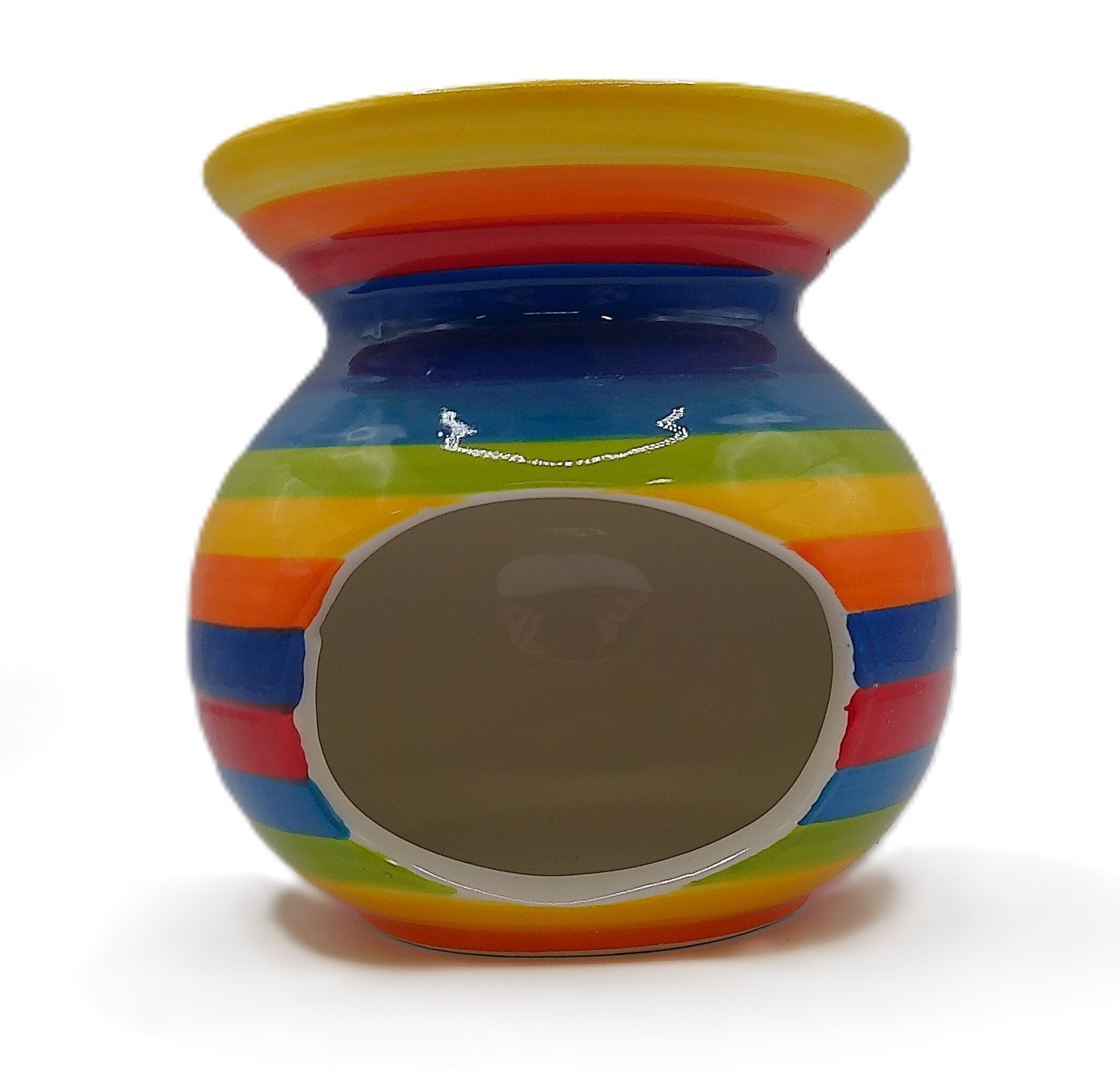 Rainbow Stripe Tea - Light Burner - KJ's Sizzling Scentz