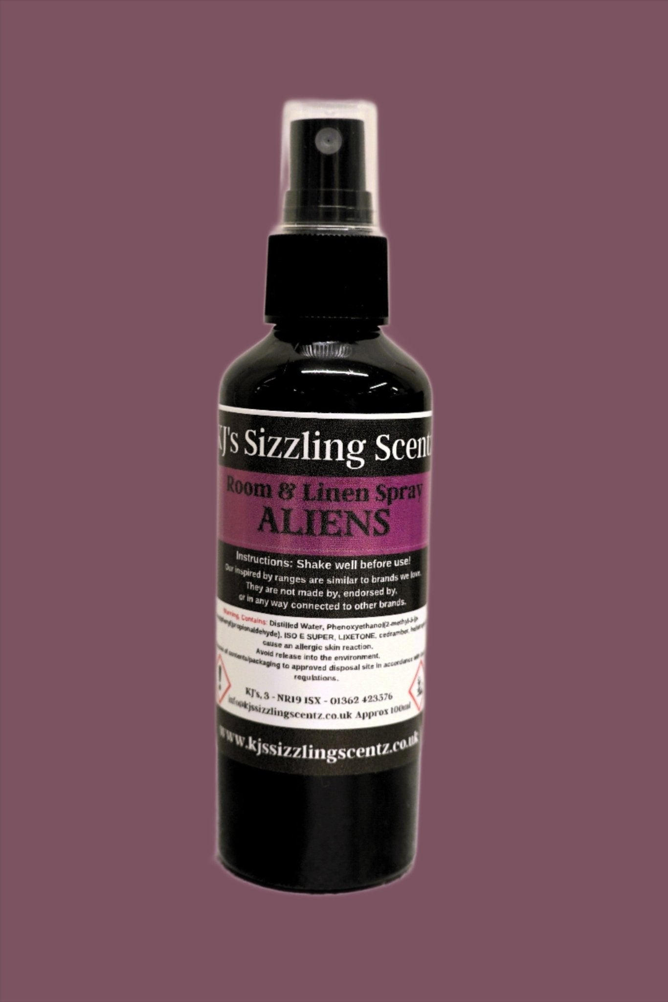 Perfume & Aftershave Room & Linen Sprays - KJ's Sizzling Scentz