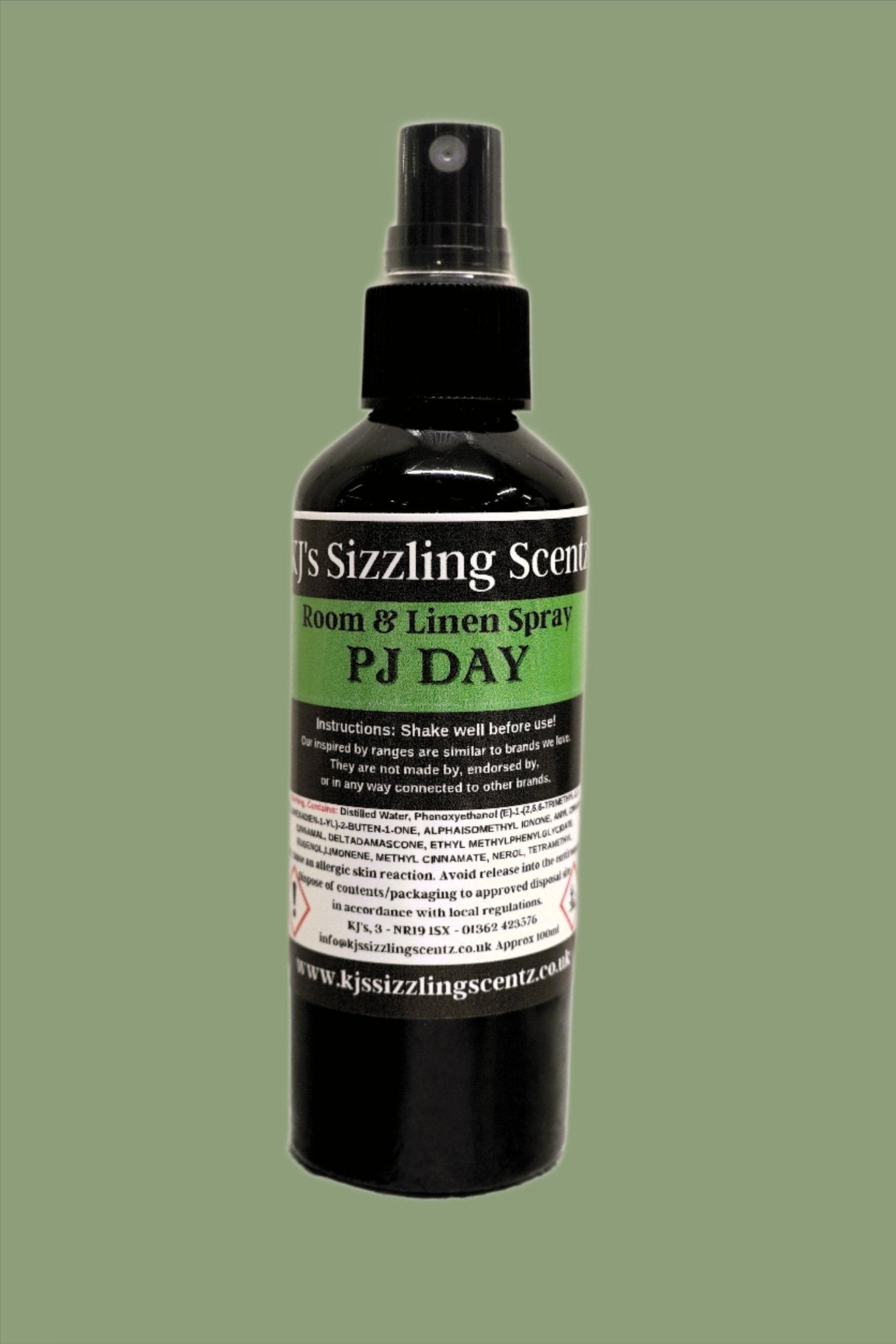 Clean & Fresh Room & Linen Sprays - KJ's Sizzling Scentz