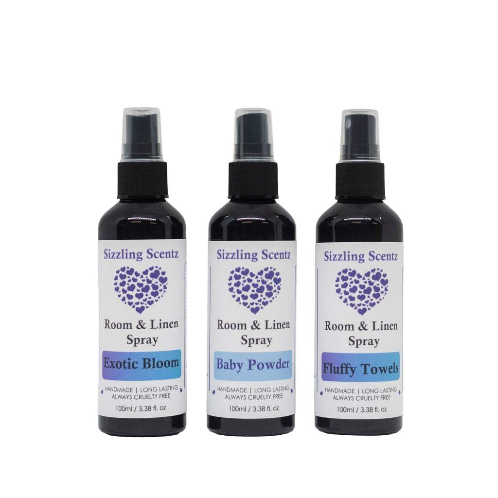 Clean & Fresh Room & Linen Sprays - KJ's Sizzling Scentz