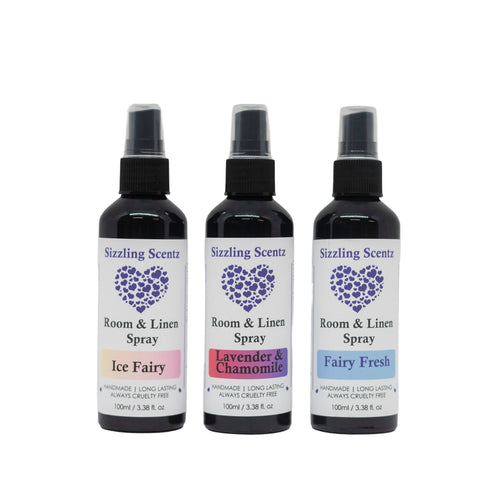 Clean & Fresh Room & Linen Sprays - KJ's Sizzling Scentz