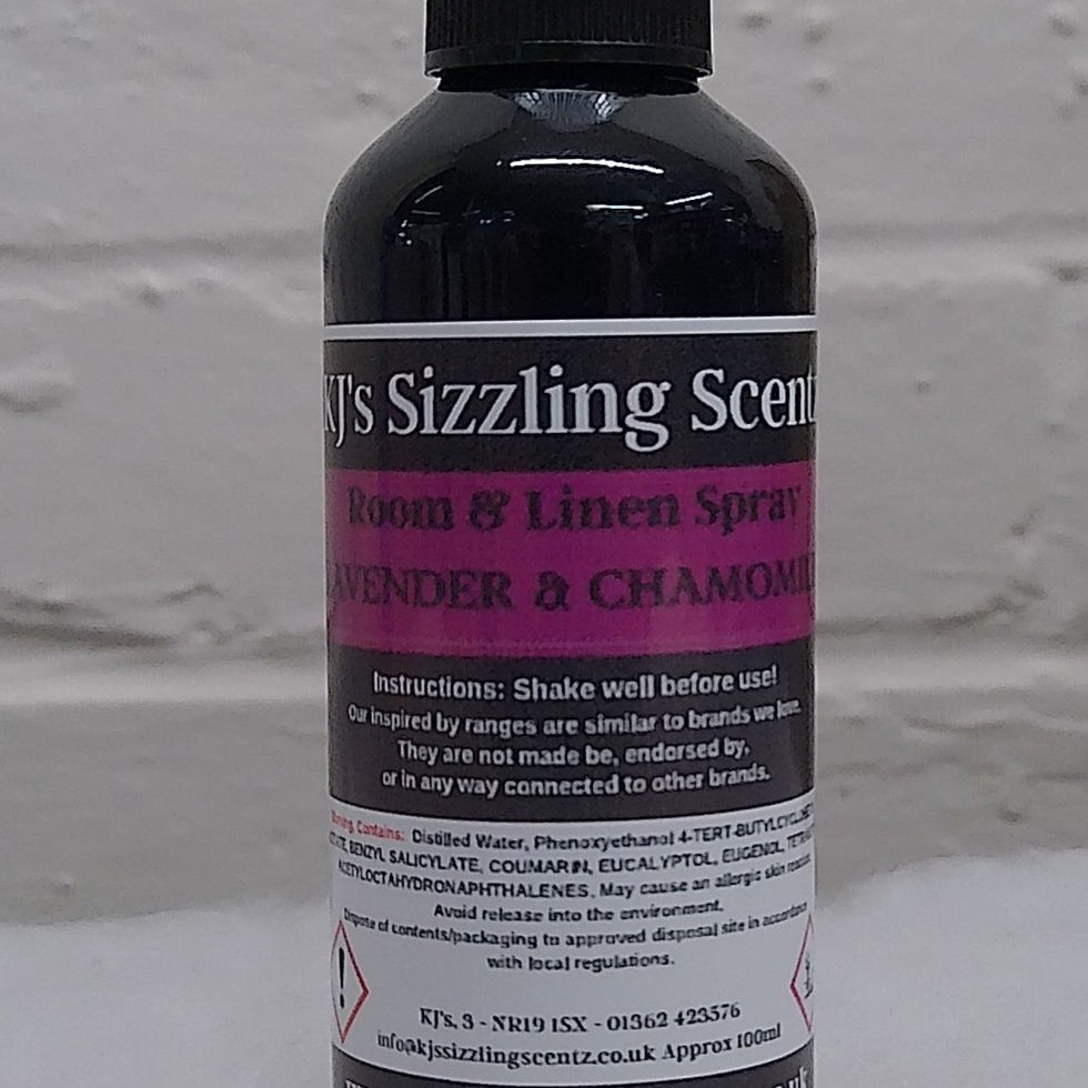 Clean & Fresh Room & Linen Sprays - KJ's Sizzling Scentz