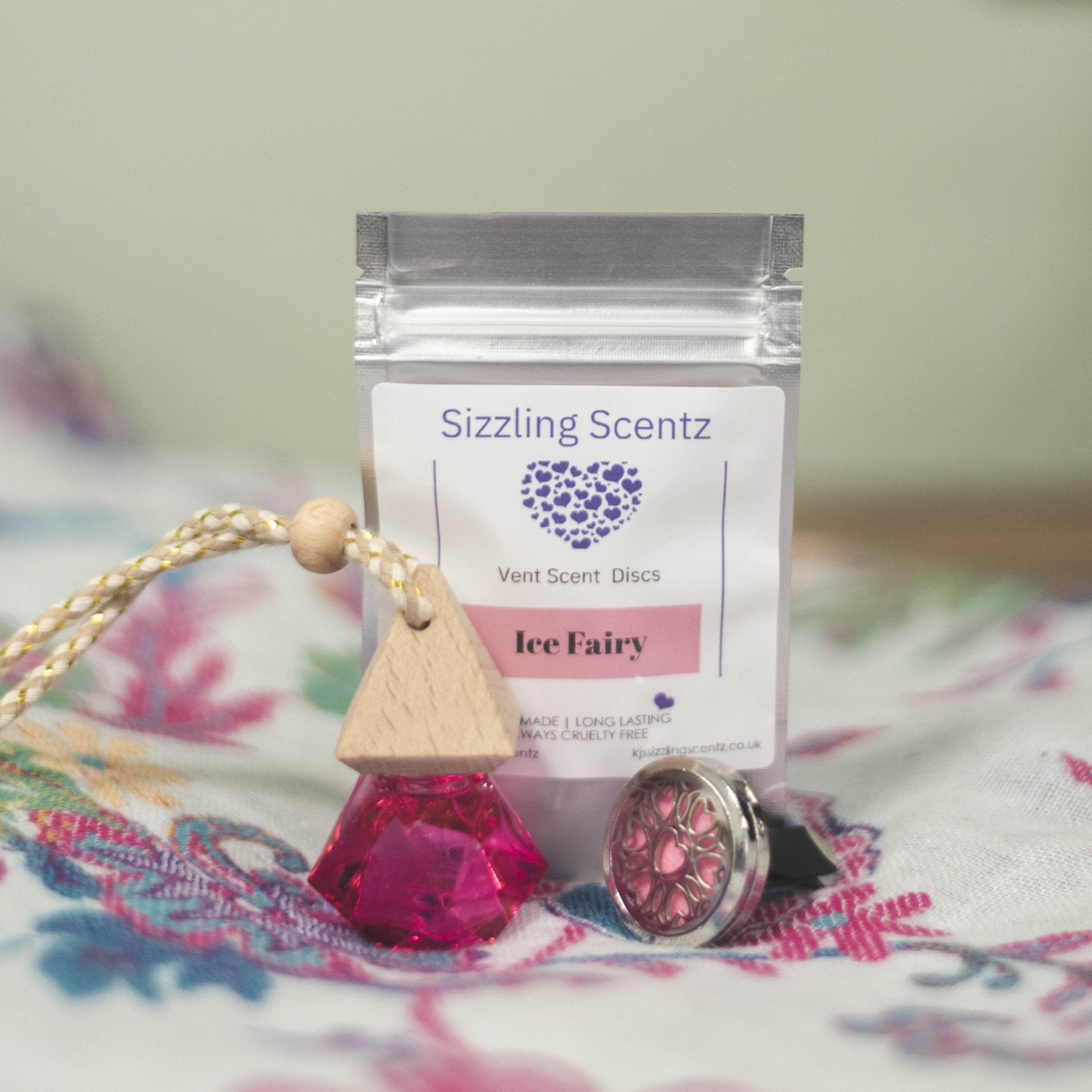 Scent On A String - Car Air Freshener - Various Scents - KJ's Sizzling Scentz