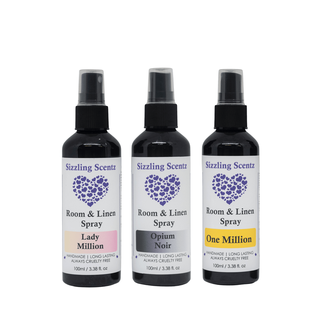 Perfume & Aftershave Inspired Room & Linen Sprays - KJ's Sizzling Scentz