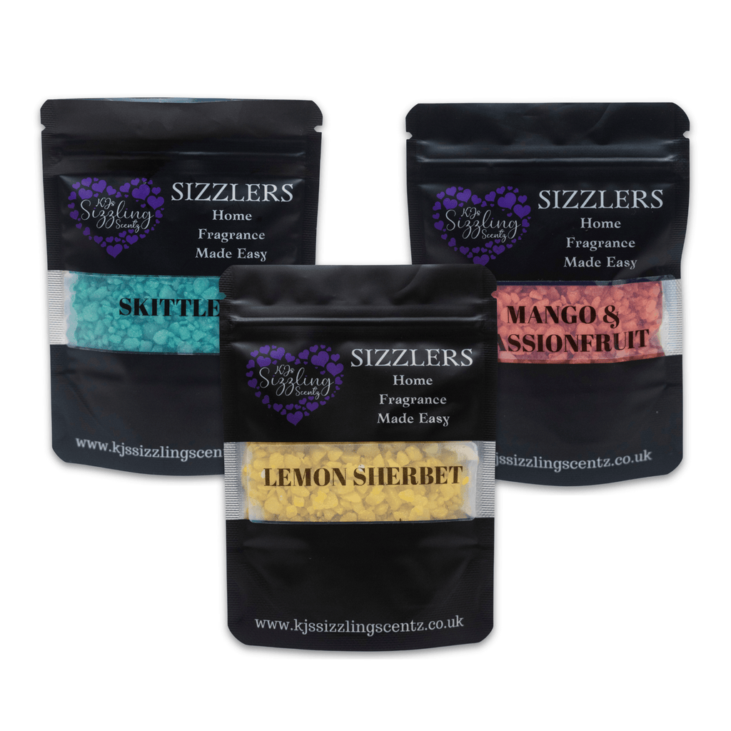 Sweet & Fruity Sizzler Collection - KJ's Sizzling Scentz