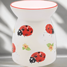 The Country Life Ladybirds Tea-Light Burner - KJ's Sizzling Scentz