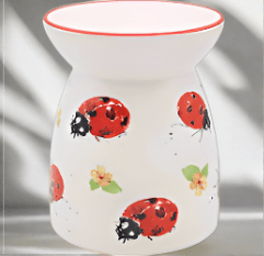 The Country Life Ladybirds Tea-Light Burner - KJ's Sizzling Scentz
