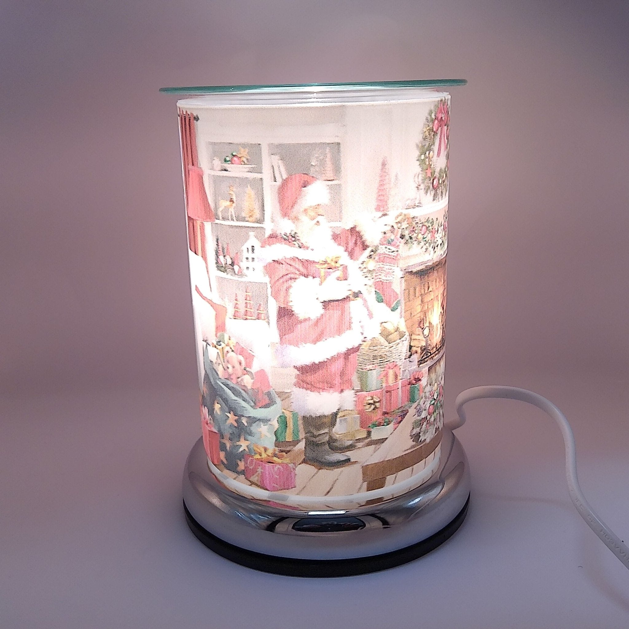 Festive Santa Electric Touch Control Aroma Lamp - KJ's Sizzling Scentz