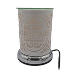 Festive Merry Christmas Touch Controlled Electric Aroma Lamp - KJ's Sizzling Scentz