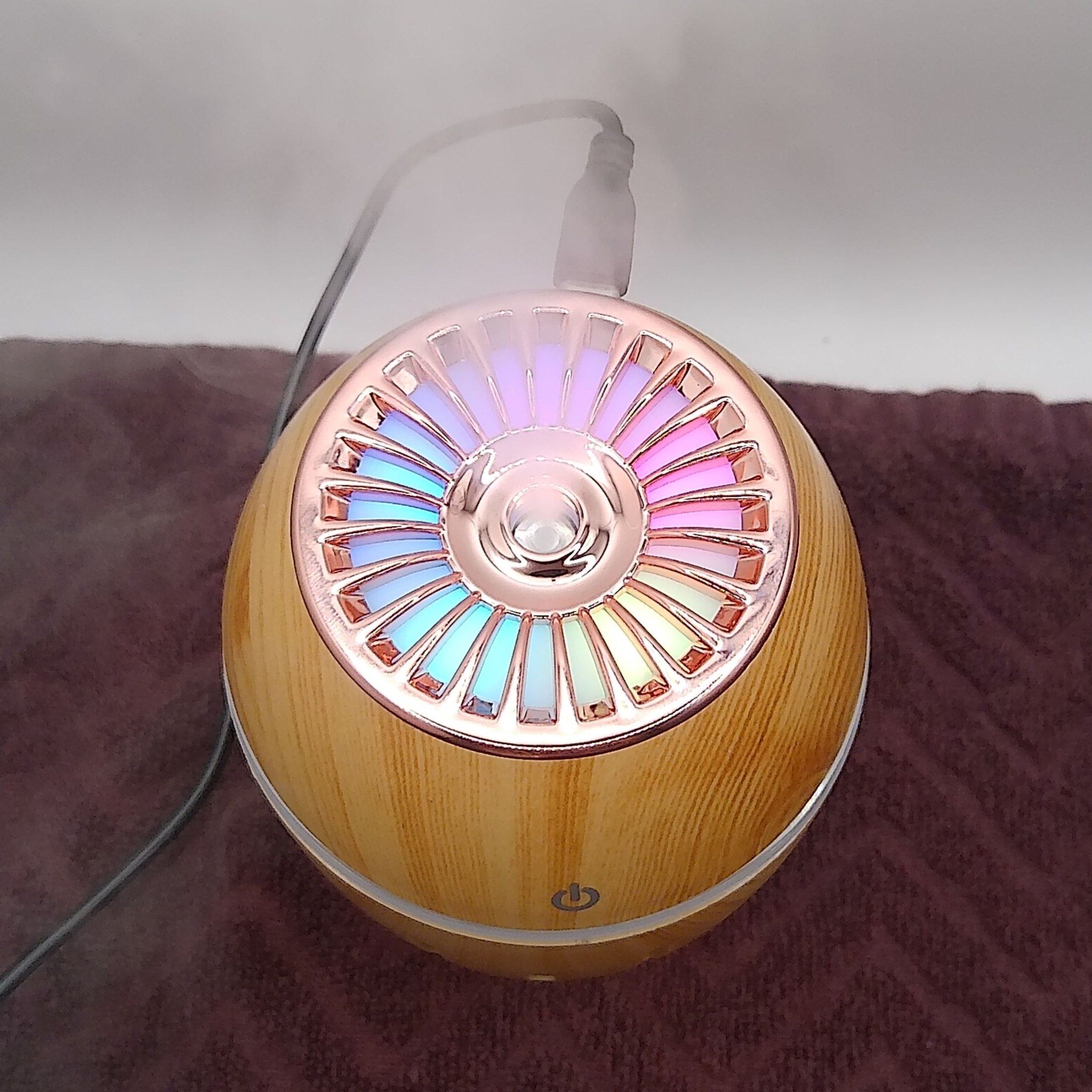Silent 6" Multi Colour Running Light Humidifier/ Diffuser with free Diffuser Juice - KJ's Sizzling Scentz