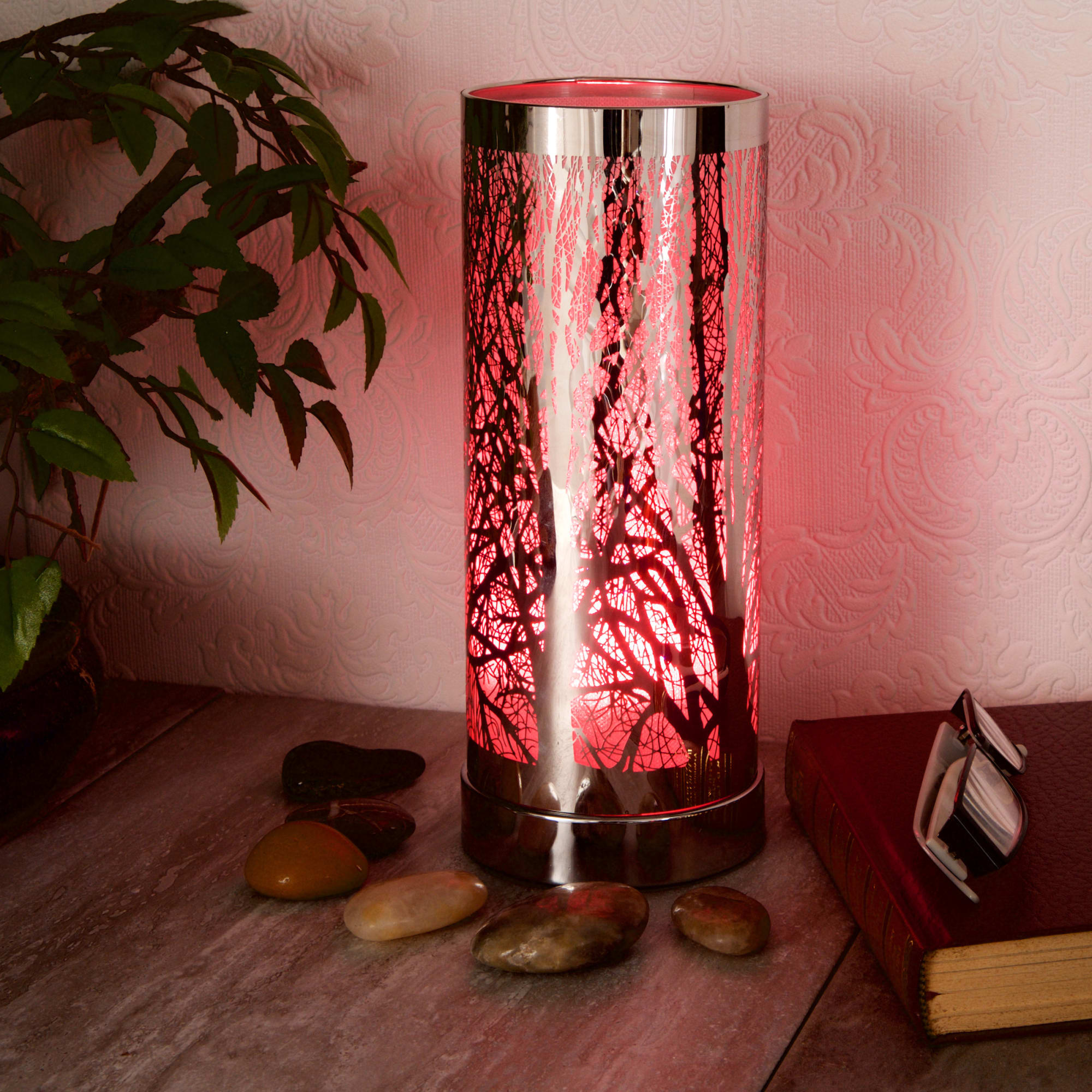 Silver Tree LED Aroma Lamp - KJ's Sizzling Scentz