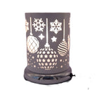 Festive Bauble Cylinder Touch Controlled Electric Aroma Lamp - KJ's Sizzling Scentz