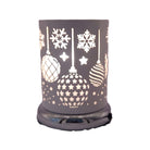 Festive Bauble Cylinder Touch Controlled Electric Aroma Lamp - KJ's Sizzling Scentz